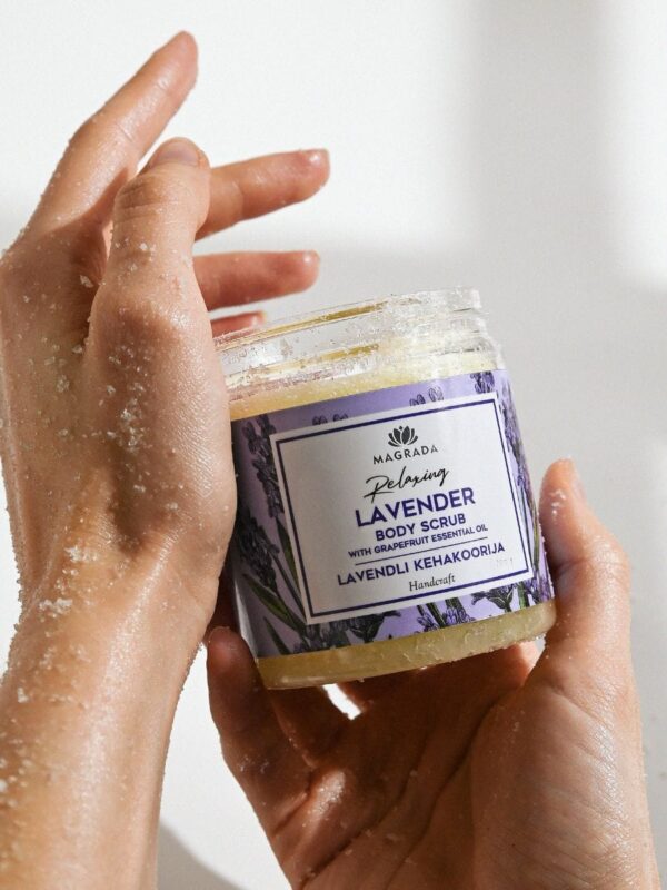 Lavender Body Scrub With Grapefruit Essential Oil – 250 ml