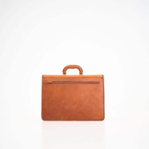 Leather Briefcase No. 99 – Cognac