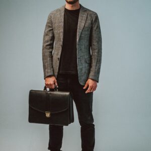 Leather Briefcase No. 99 – Black