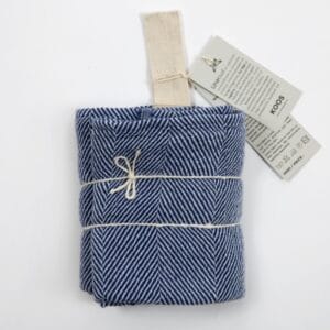 Big Linen Towel – Blue