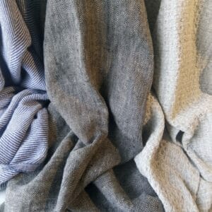 Big Linen Towel – Blue
