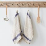 Vintage Linen Kitchen Towel Stripe