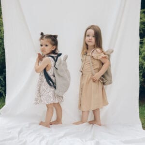 Kids Backpack Teddy – Grey