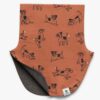 Kids Merino Neck Warmer MIKEL - Copper Dogs