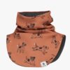 Kids Merino Neck Warmer MIKEL - Copper Dogs