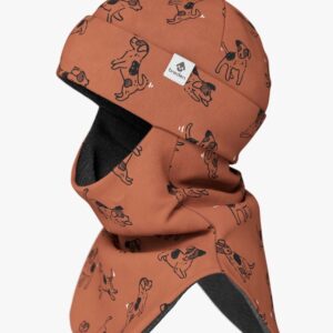 Merino Balaclava For Kids BREM - Copper Dogs