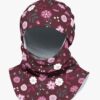 Thermal Fleece Balaclava For Kids FRODE - Winter Flowers