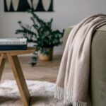 Natural Alpaca Wool Throw - Classic Fishbone