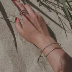 Reef Break Wave Ring – Silver