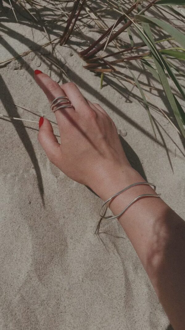 Reef Break Wave Ring – Silver