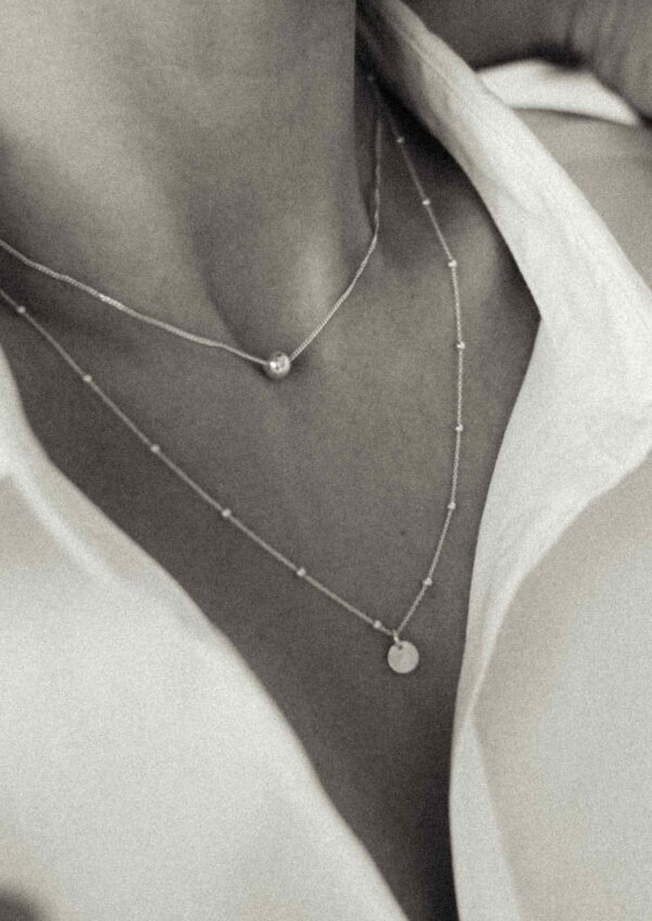 Bubble Necklace – Silver
