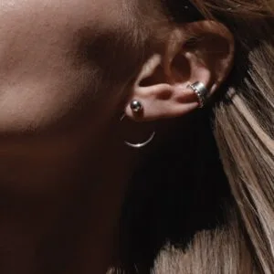 Chord Earrings – Silver