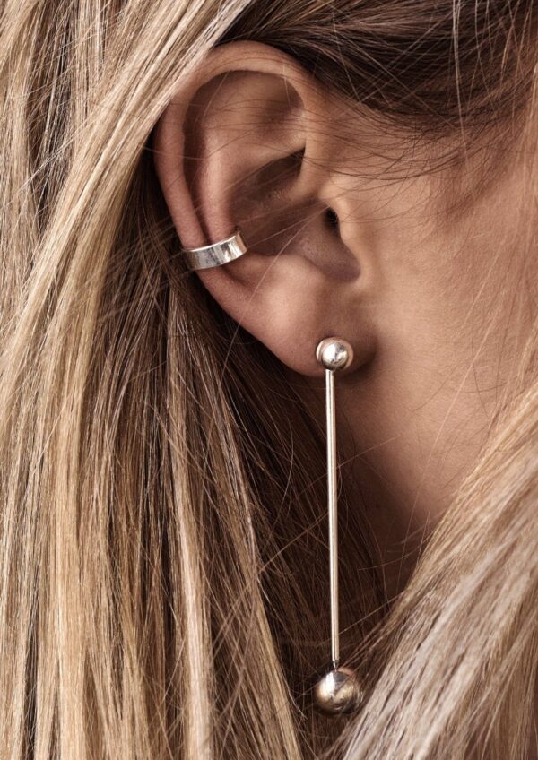 Flat Ear Cuff – Silver
