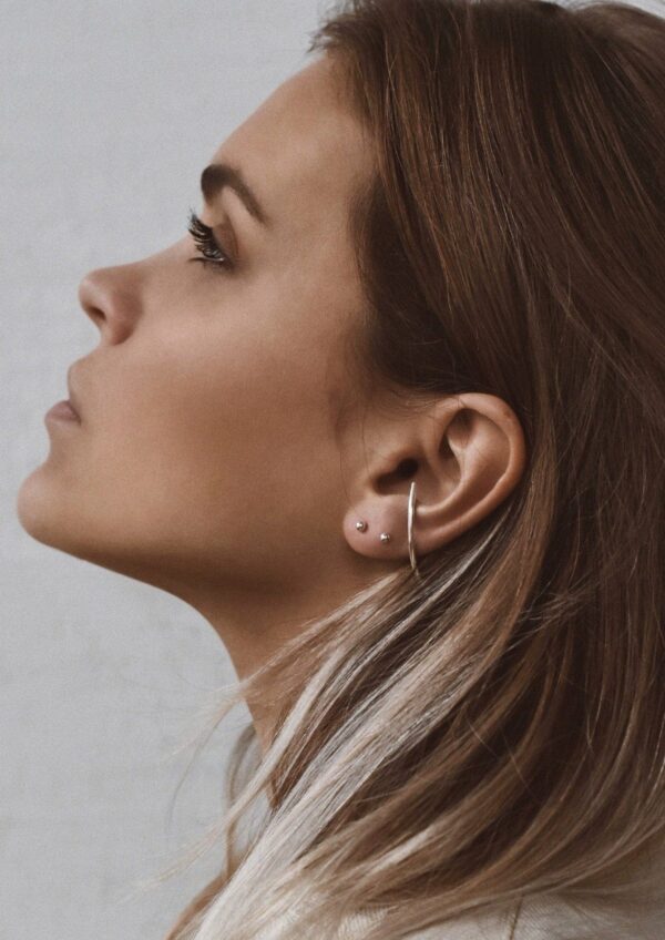 Radius Earrings – Silver