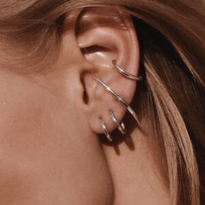 Radius Earrings – Silver