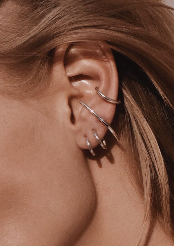 Radius Earrings – Silver