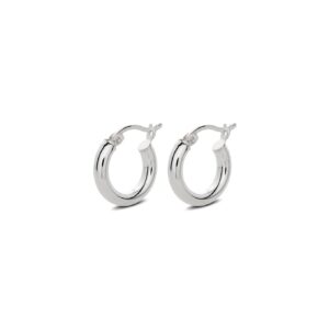 Ella Hoops Earrings – Silver