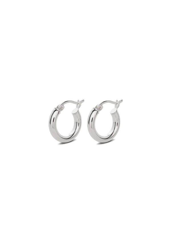 Ella Hoops Earrings – Silver