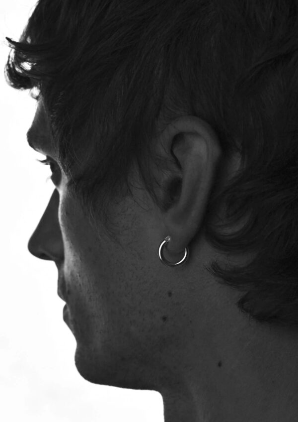 Ella Hoops Earrings – Silver