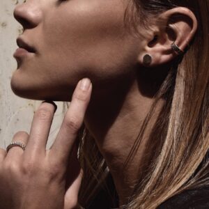 Flat Ear Cuff - Silver