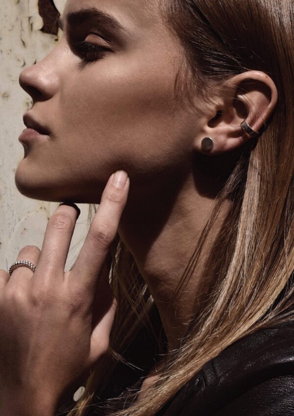 Flat Ear Cuff – Silver