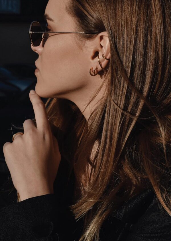 Line Ear Cuff – Gold