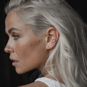 Pin Up Earrings - Silver