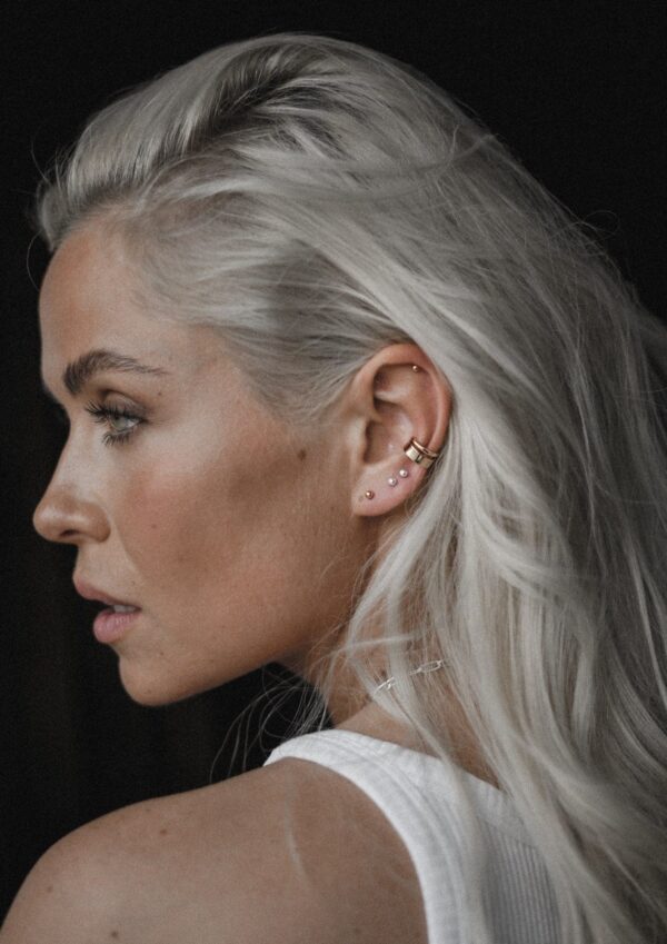 Pin Up Earrings – Silver