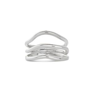 Reef Break Wave Ring – Silver