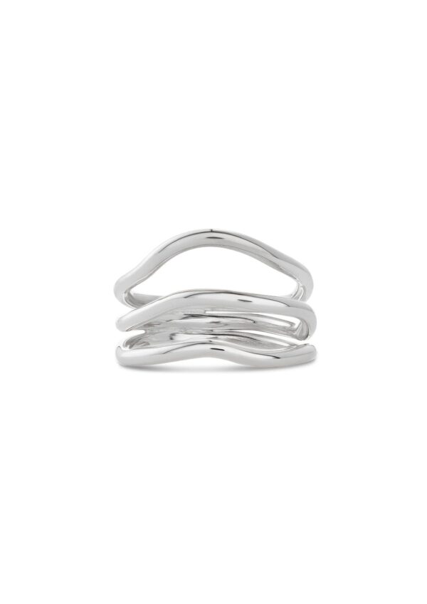 Reef Break Wave Ring – Silver