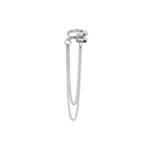 Revolve Ear Cuff – Silver