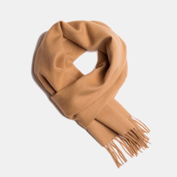 Natural Baby Alpaca Wool Scarf – Exclusive 180