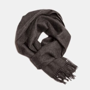 Natural Baby Alpaca Wool Scarf – Exclusive 180