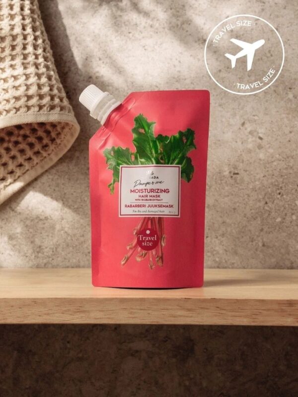 TRAVEL SIZE Rhubarb Hair Mask With Castor Oil – 100 ml