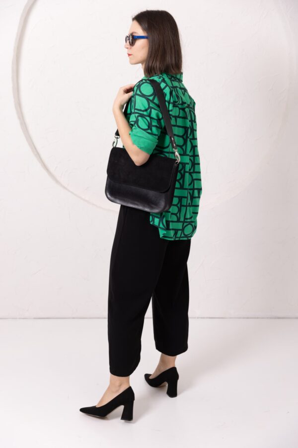 ASTORIA handbag – Black Suede