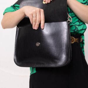 ASTORIA handbag – Black Suede