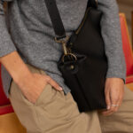 ROBIN Leather Handbag Large - Black