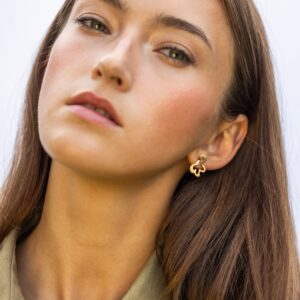 Folia Mini Earrings – Sunlit