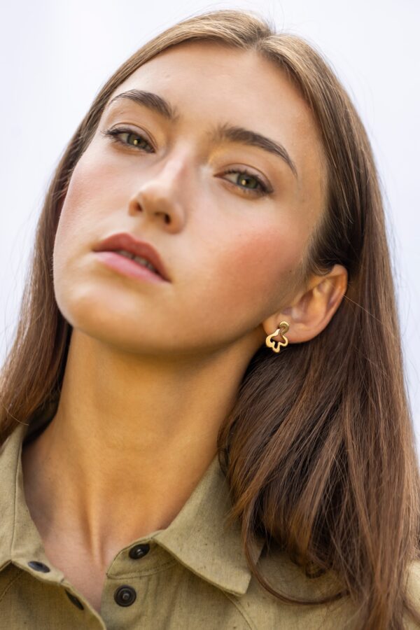 Folia Mini Earrings – Sunlit