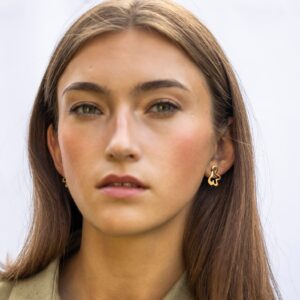 Folia Mini Earrings – Sunlit
