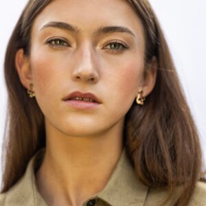 Folia Mini Earrings – Sunlit