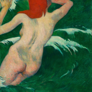 Heavy-Weight Premium T-Shirt “Dans les Vagues” by Paul Gauguin (1889)