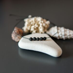 Minimalist Lava Stone Bracelet
