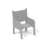 TULLA - Height-adjustable Kids Chair - Grey