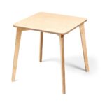 TULLA - Height-extendable Kids Table - Natural Wood