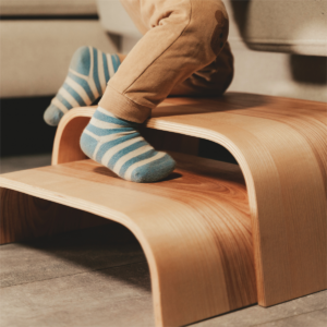 Adjustable Wooden Step Stools – Set of 2
