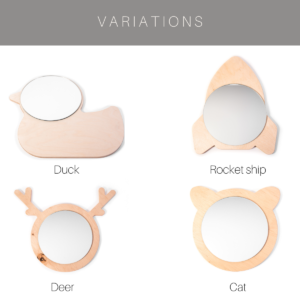 Children’s Wall Mirror (4 Different Shapes)