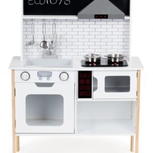 Wooden Play Kitchen with Sound and Light