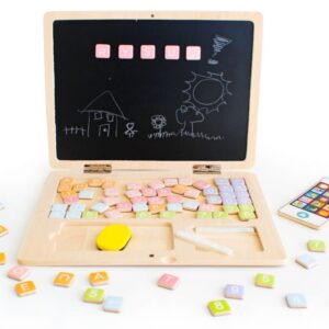 Wooden Laptop/Tablet + Phone Set