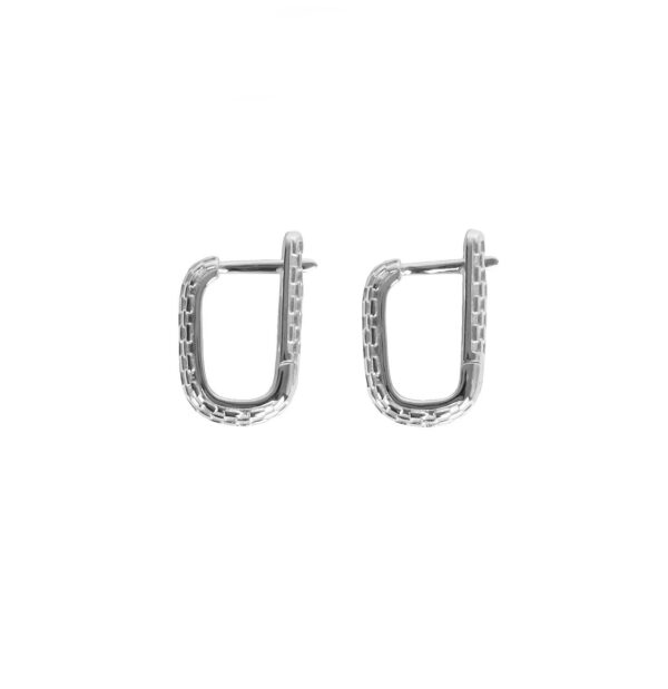 Honey Bee Hoopy Earrings – Rose Gold and Silver